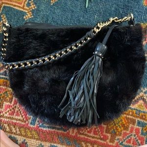 Mink fur bag! Genuine